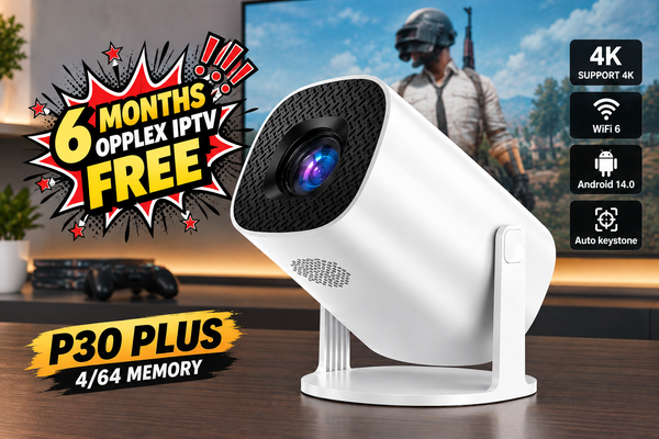 P30 Plus Android Projector with 4k HD Support Feel Like Home Cinema 1080p Resulation