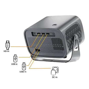 A10 Smart Projector With HD Display And 4k Supported Home Theater