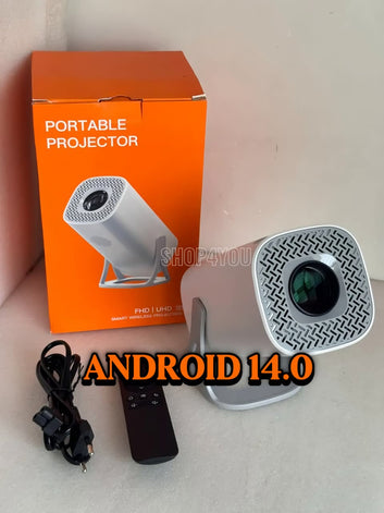 S40 Plus Smart Projector – 4K Support, Android 14.0 , 1080p Resulation 4-64 GB