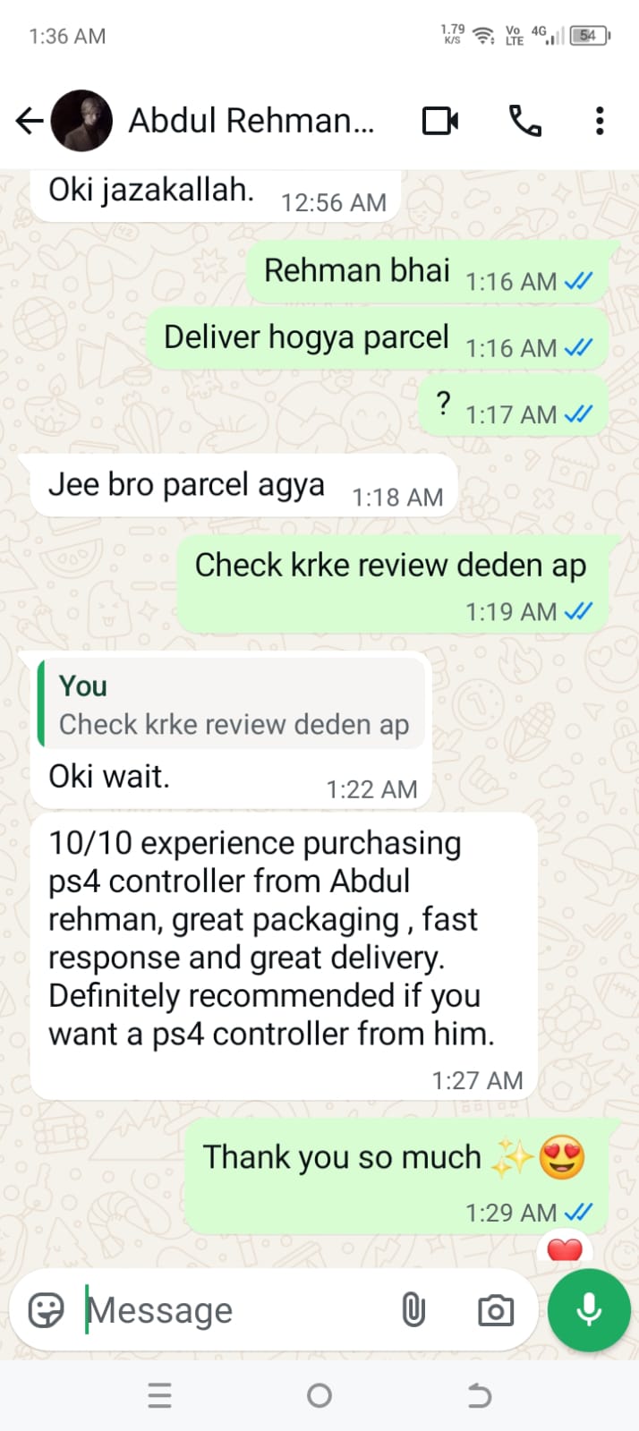 Customer review 3
